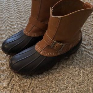 Tumbled-Leather L.L.Bean Boots, 7" Lounger